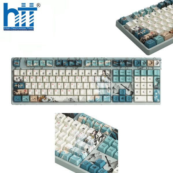 Bàn phím AKKO 3108 v3 Joy of Life – Switch v3 Cream Yellow, fullsize 108 phím, keycap PBT