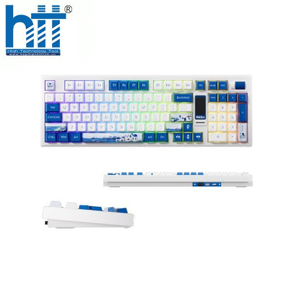 Setup tối giản với AKKO 5098B Santorini.