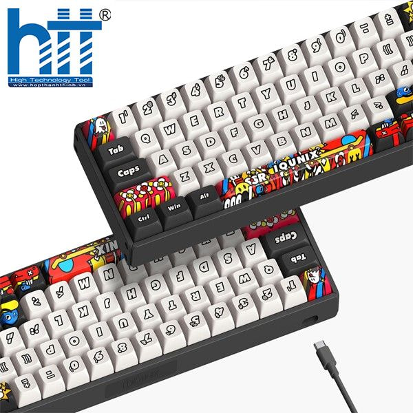 Setup nghệ thuật với IQUNIX F97 RGB.