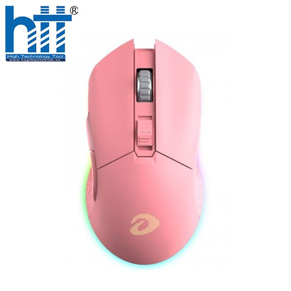 Chuột DareU EM901 RGB Wireless Pink – gaming cực chất.