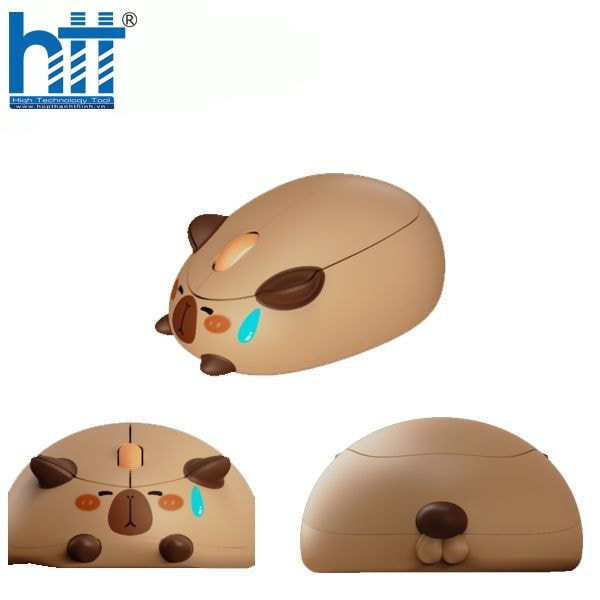 AKKO Capybara Mouse – chuột không dây đáng yêu cho setup.