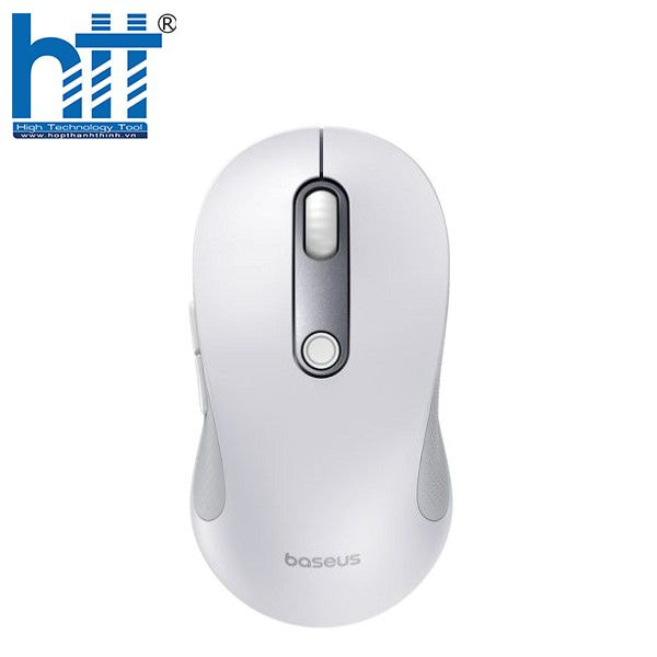 Baseus F02 Ergonomic White – Chuột văn phòng không dây hiện đại.