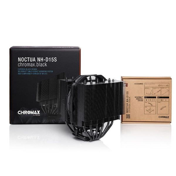 Noctua NH-D15S CH.BK – Tản nhiệt đỉnh cao, Chromax Black