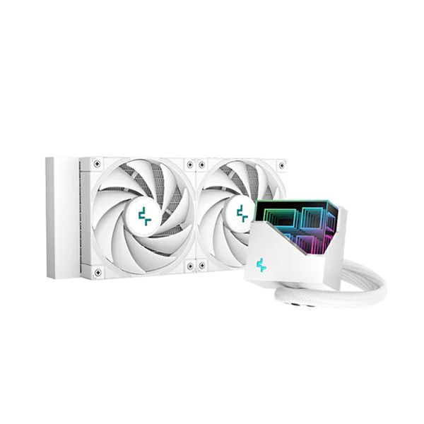 Build trắng cực đẹp với Deepcool LT520 WH