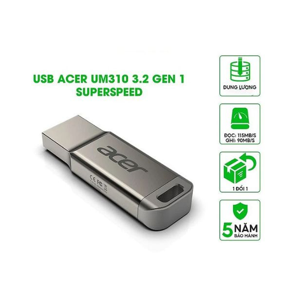 USB 3.2 Gen 1 tốc độ cao