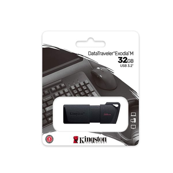 USB Kingston DTXM 32GB USB 3.2 – Truyền dữ liệu nhanh, lưu trữ an toàn, bảo hành chính hãng 5 năm.