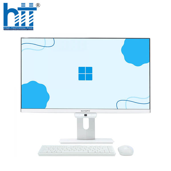 Máy tính All in one SingPC M24Pi582-W sở hữu tấm màn có độ dày chỉ 48.5 mm và trọng lượng 5.5 kg tạo độ chắc chắn bảo vệ nhwunxg linh kiện quý giá bên trong. 