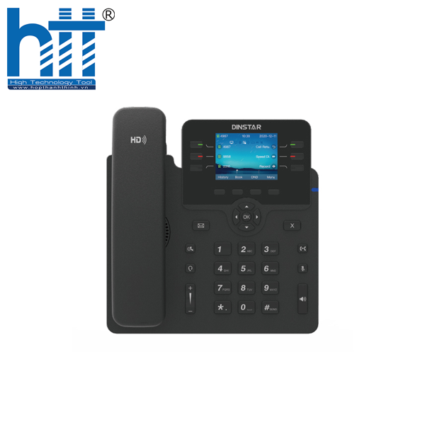 Điện thoại IP Dinstar C63GP – Liên lạc IP chuyên nghiệp, âm thanh HD, hội nghị 5 chiều