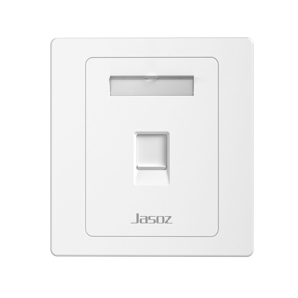 Mặt wallplate vuông đơn T-E303 1 cổng RJ45