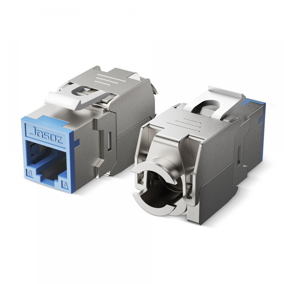 Nhân mạng Cat6e chống nhiễu T-E300 RJ45 180°