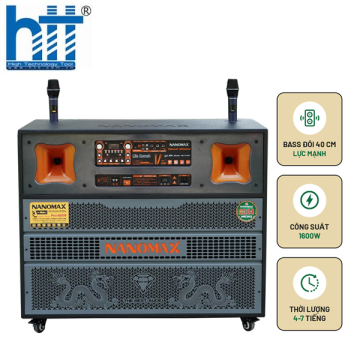 Hợp Thành Thịnh - Loa Kéo Bình & Điện Nanomax Pro-805R Bass Đôi 40cm