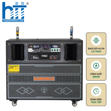 Hợp Thành Thịnh - Loa Kéo Điện Nanomax Pro-909 Bass Đôi 40cm