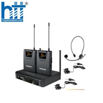 Hợp Thành Thịnh - Bộ micro không dây cài đầu, cài áo kênh kép X3PP