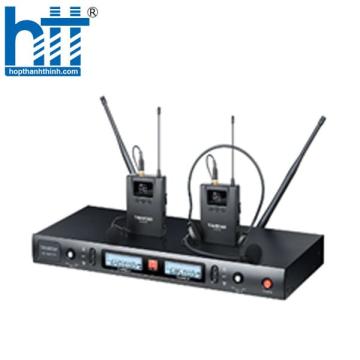 Hợp Thành Thịnh - Bộ micro cài đầu cài áo không dây UHF kênh kép TS-8807PP