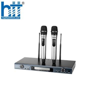 Bộ micro không dây cầm tay UHF kênh kép X6