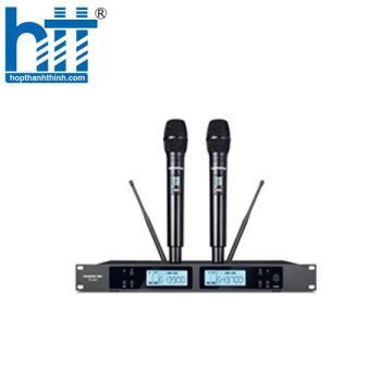 Bộ micro không dây cầm tay UHF kênh kép TS-3380