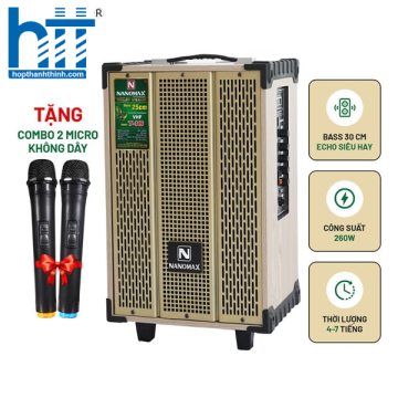 Loa Kéo Mini Nanomax T-10 Thùng Trắng