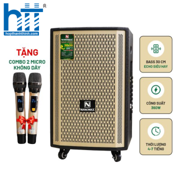 Loa Kéo Nanomax S-800 Bass 30cm 360w