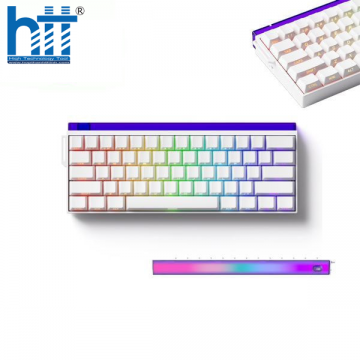 Bàn phím cơ Veekos Shine60 SP White - Multimode (Flash Magnetic Switch)