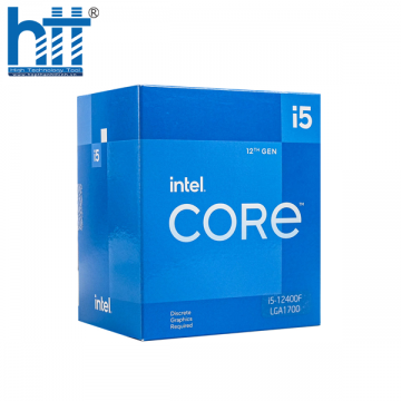 Bộ vi xử lý Intel Core i5 12400F / 2.5GHz Turbo 4.4GHz / 6 Nhân 12 Luồng / 18MB / LGA 1700