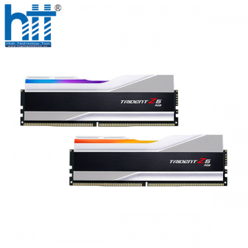 Ram GSKILL Trident Z5 RGB 64GB 6400MHz DDR5 (32GBx2) Silver (F5-6400J3239G32GX2-TZ5RS)