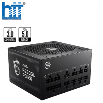 Nguồn máy tính MSI MAG A850GL - 850w ( ATX 3.0, PCIe 5.0, Full Modullar)