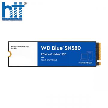 Ổ Cứng SSD WD SN580 BLUE 1TB M.2 2280 PCIE NVME 4X4 (ĐỌC 4150MB/S - GHI 4150MB/S) - (WDS100T3B0E)