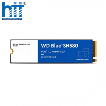 Ổ Cứng SSD WD Blue SN580 500GB M.2 NVMe PCIe Gen 4 (WDS500G3B0E)