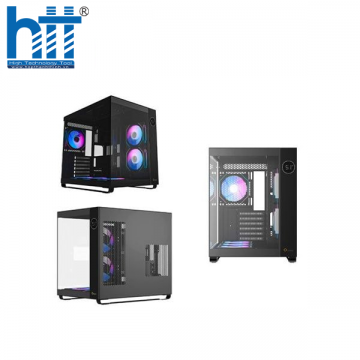 Vỏ Case Ocypus Iota C70 ARGB Black ATX Kèm 6 Fan ARGB