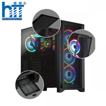 Vỏ máy tính Corsair 4000D Airflow TG Black (CC-9011200-WW)