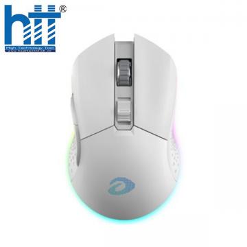 Chuột DareU EM901 RGB Wireless White