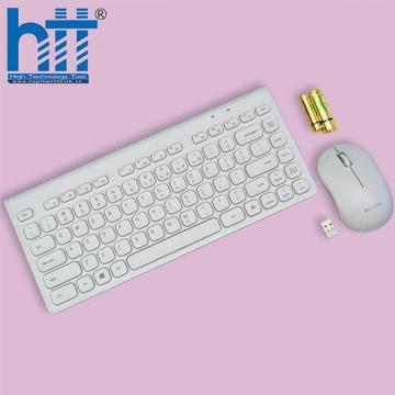 Bộ bàn phím và chuột không dây SingPC WKB-L264CB Trắng