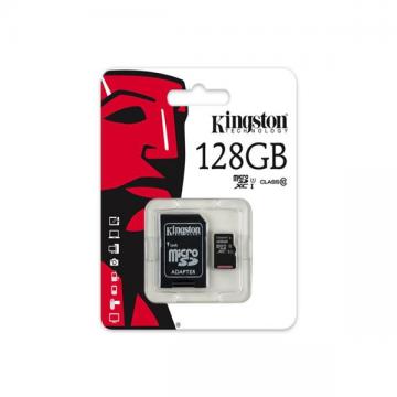 Thẻ nhớ Micro SD Kingston 128Gb Class 10 100MB/s (kèm Adapter)