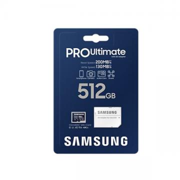 Thẻ Nhớ MicroSDXC Samsung Pro Ultimate U3 A2 512GB 200MB/s With Reader MB-MY512SB
