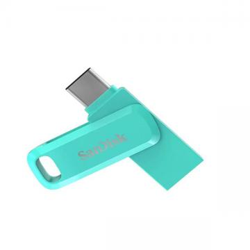 USB SanDisk SDDDC3 Ultra Dual Drive Go 64Gb USB Type-C và USB Type-A (Màu xanh bạc hà)