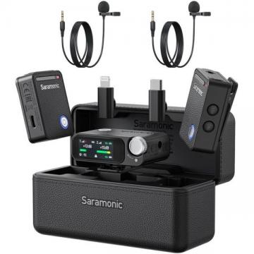Microphone Saramonic Ultra ( 2TX + 1RX ) Đen