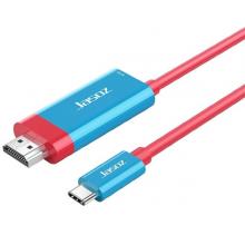 H117 Cáp Type-C sang HDMI 4K/60Hz Có cổng sạc For Gaming 2m T-H119