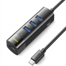 HUB USB-C ra 4 cổng USB 3.0 1.5m T-F158