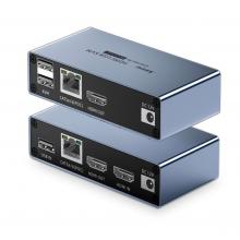 Bộ mở rộng HDMI qua LAN 150m có có chuột phím cổng USB 150m/Cat6 T-G183
